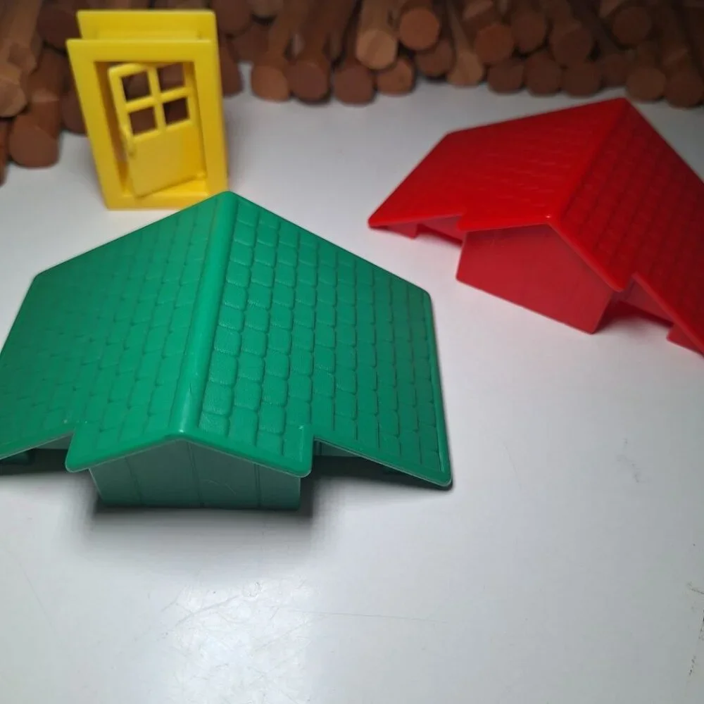 Lincoln Logs Replacement Roof Piece Lodge House Plastic Village Top Cabin Build‎